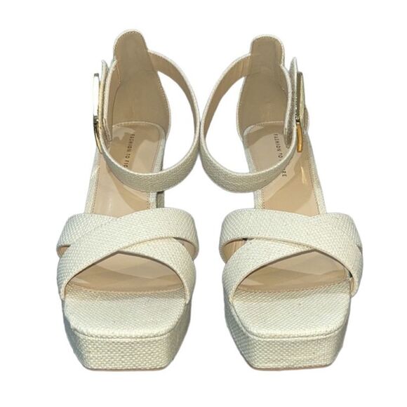 FTF Ankle Strap Wide-Width Block Heels - Picture 3 of 14